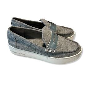 Michael Kors Shoes Grey Wool & Platform